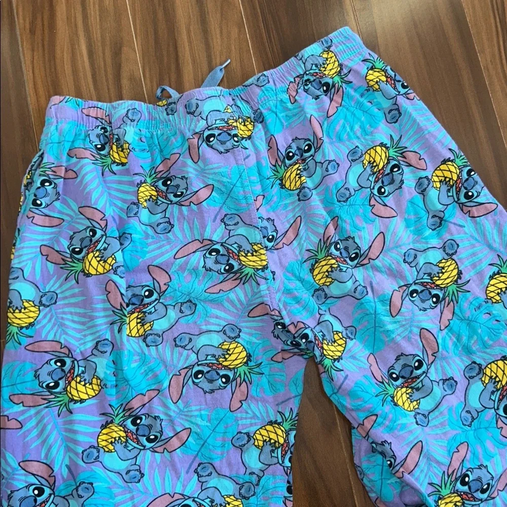 Medium Disney Stitch 100% cotton pajama pants - Picture 3 of 3
